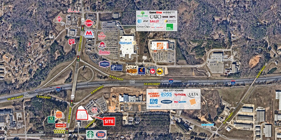 Highway 231 & Interstate 20, Pell City, AL for lease - Building Photo - Image 1 of 2