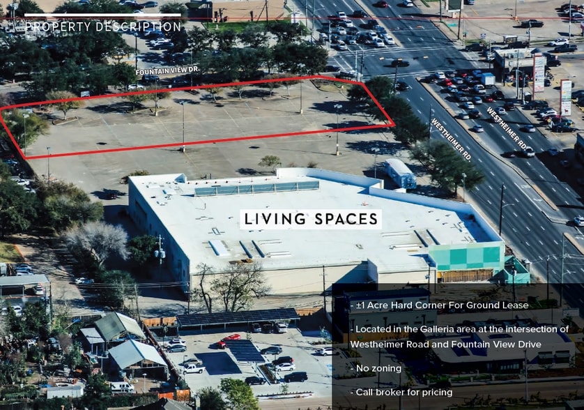 Westheimer Rd, Houston, TX for lease - Aerial - Image 2 of 3