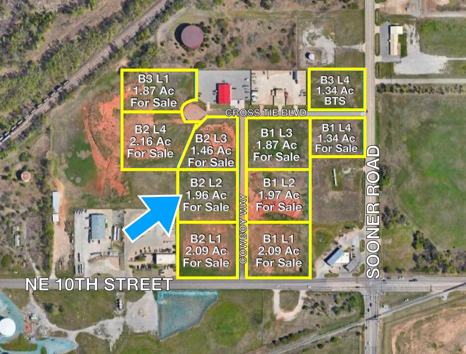 1219 Cowboy way, Oklahoma City, OK for sale Aerial- Image 1 of 2