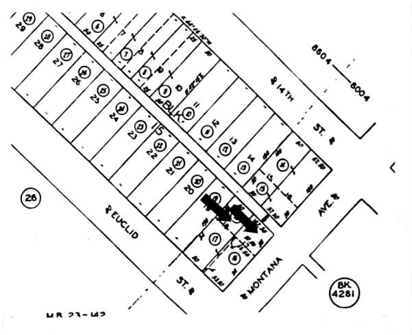 1311 Montana Ave, Santa Monica, CA for lease - Plat Map - Image 2 of 6