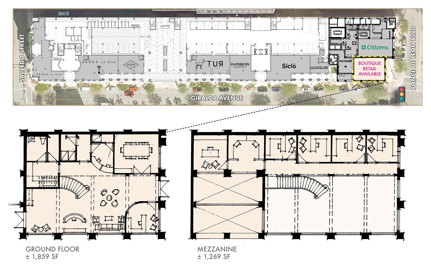 255 Giralda Ave, Coral Gables, FL for lease Floor Plan- Image 1 of 5