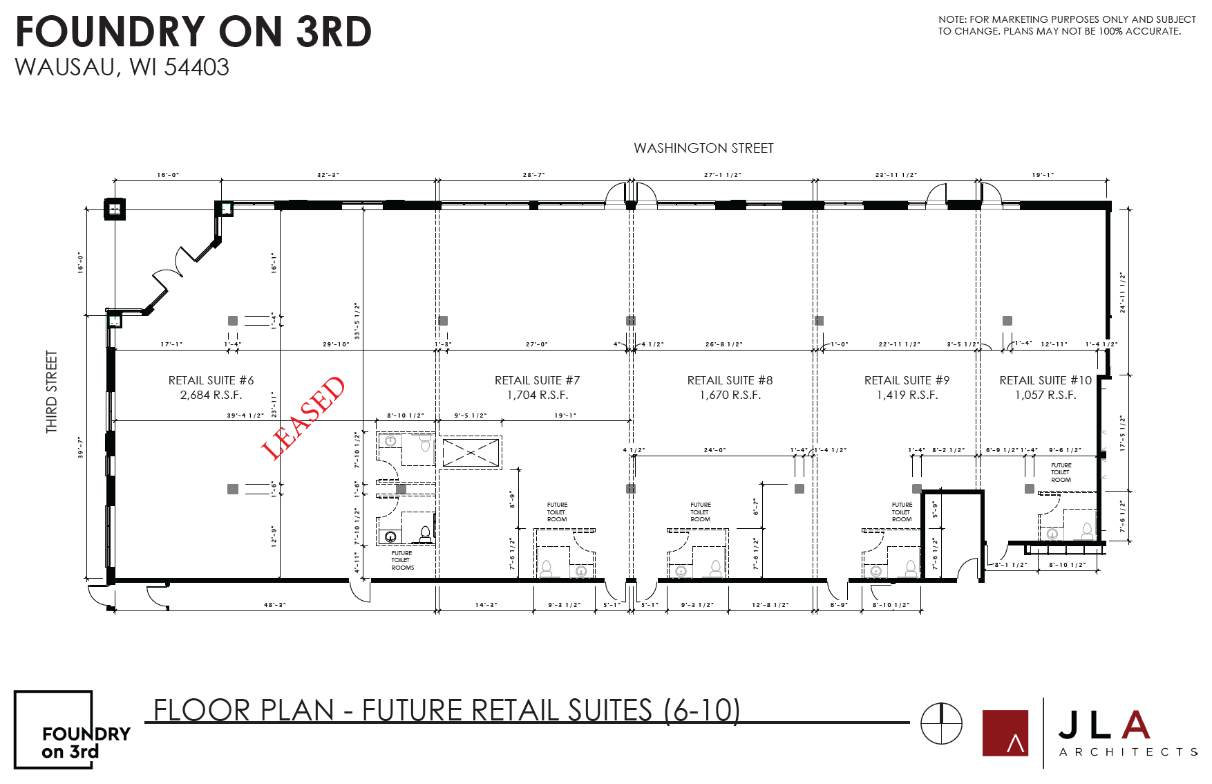 215 3rd St, Wausau, WI for lease Floor Plan- Image 1 of 2