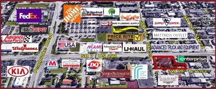 2100 S State Road 7, Miramar, FL - AERIAL map view