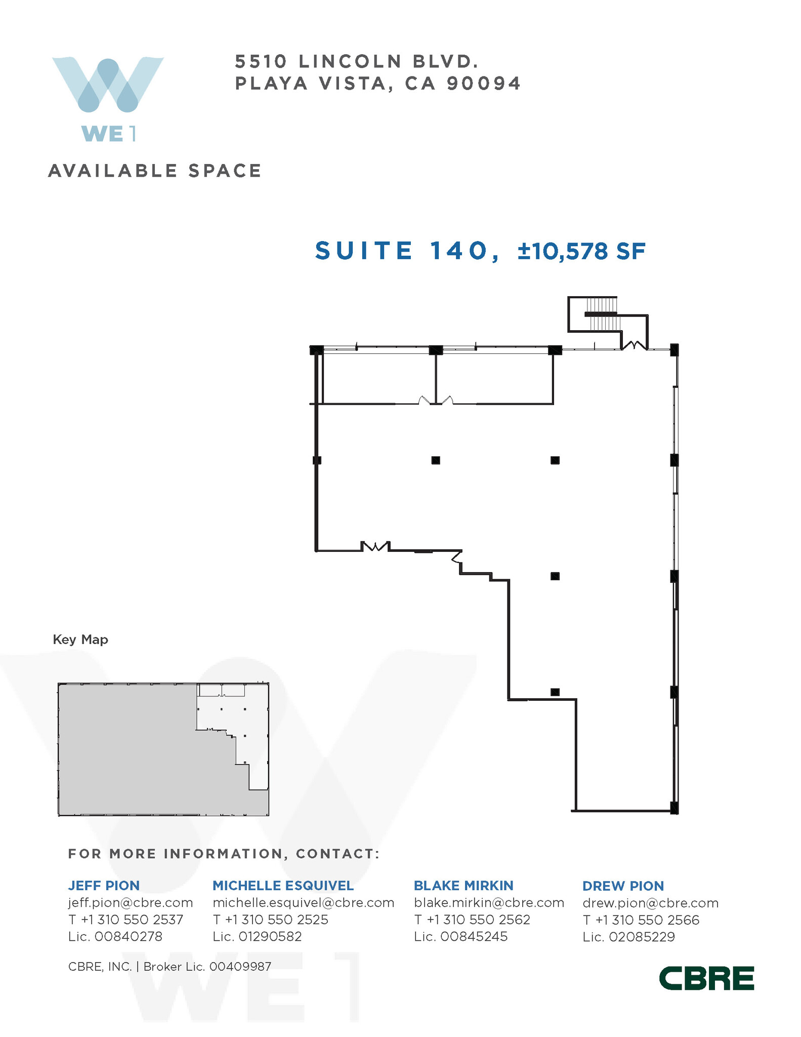 5510 Lincoln Blvd, Playa Vista, CA for lease Floor Plan- Image 1 of 4