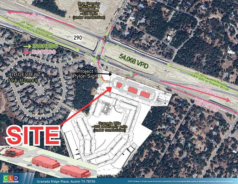 Hwy 290 & Oak Hill Parkway, Austin, TX for lease - Building Photo - Image 3 of 11