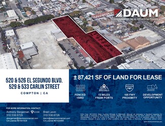 More details for El Segundo and Carlin St - Land for Sale – Land for Sale, Compton, CA