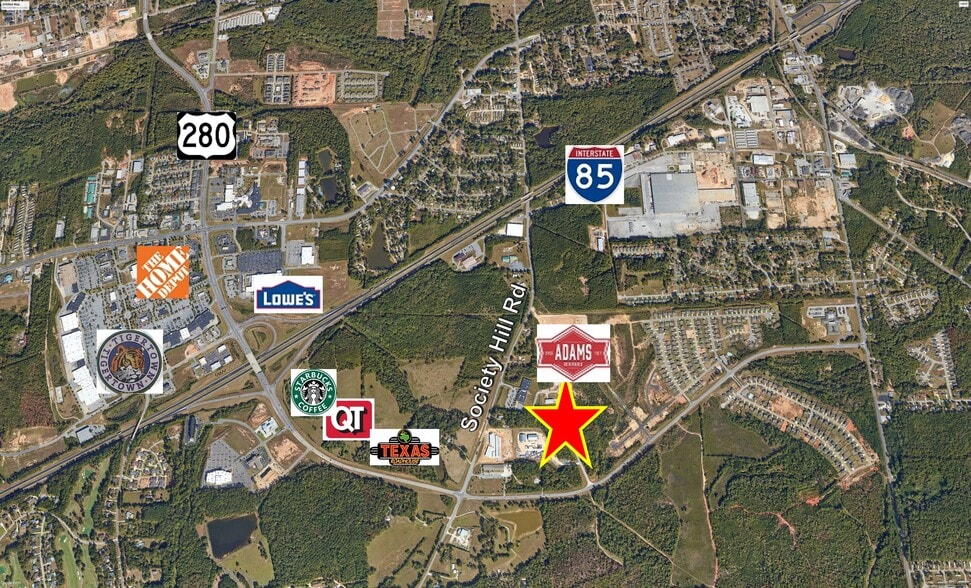 3000 Wyndham Industrial Dr, Opelika, AL for lease - Aerial - Image 3 of 12