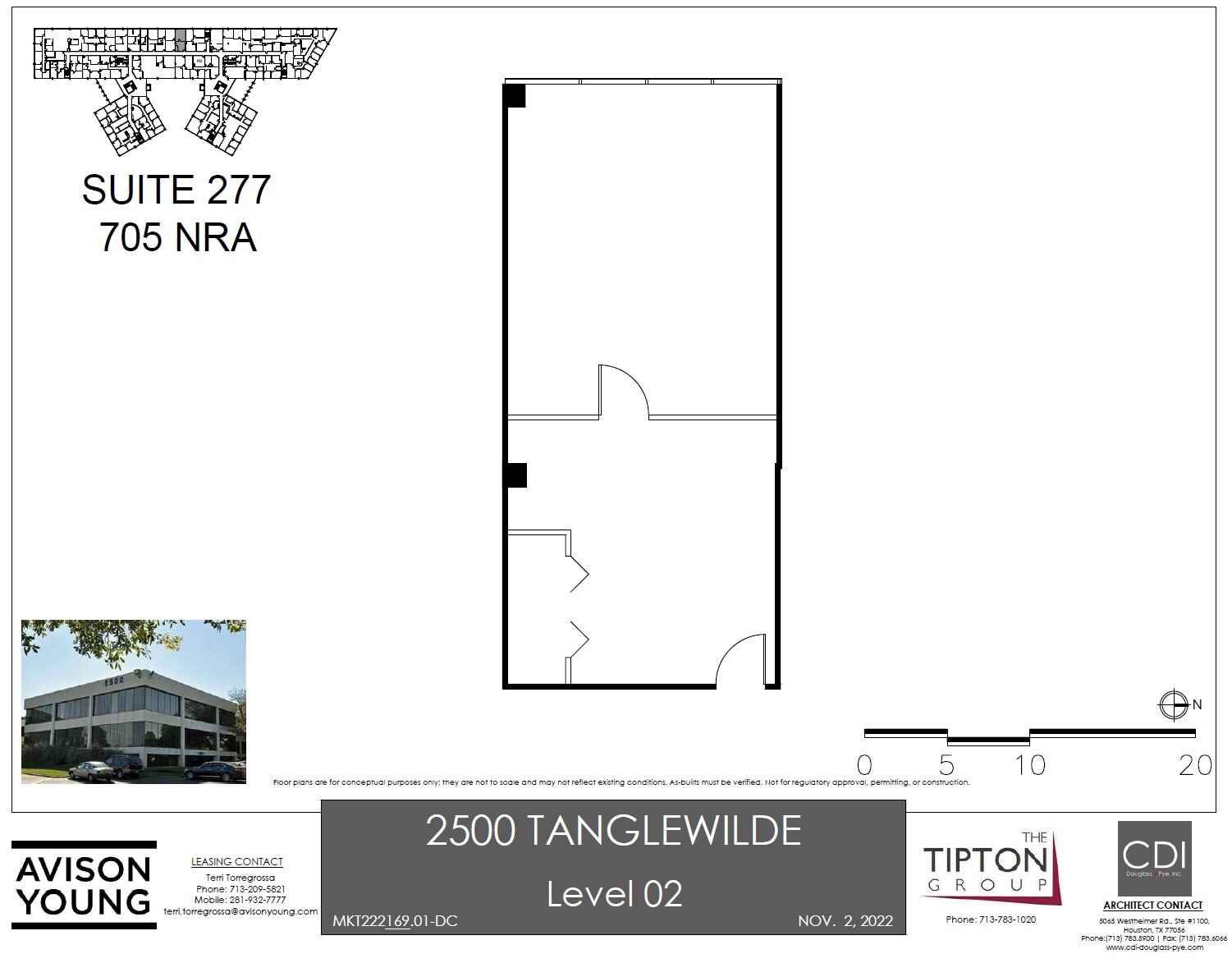 2500 Tanglewilde St, Houston, TX for lease Floor Plan- Image 1 of 1