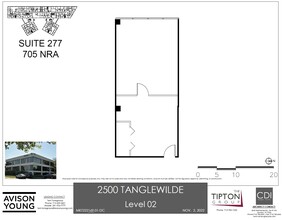 2500 Tanglewilde St, Houston, TX for lease Floor Plan- Image 1 of 1