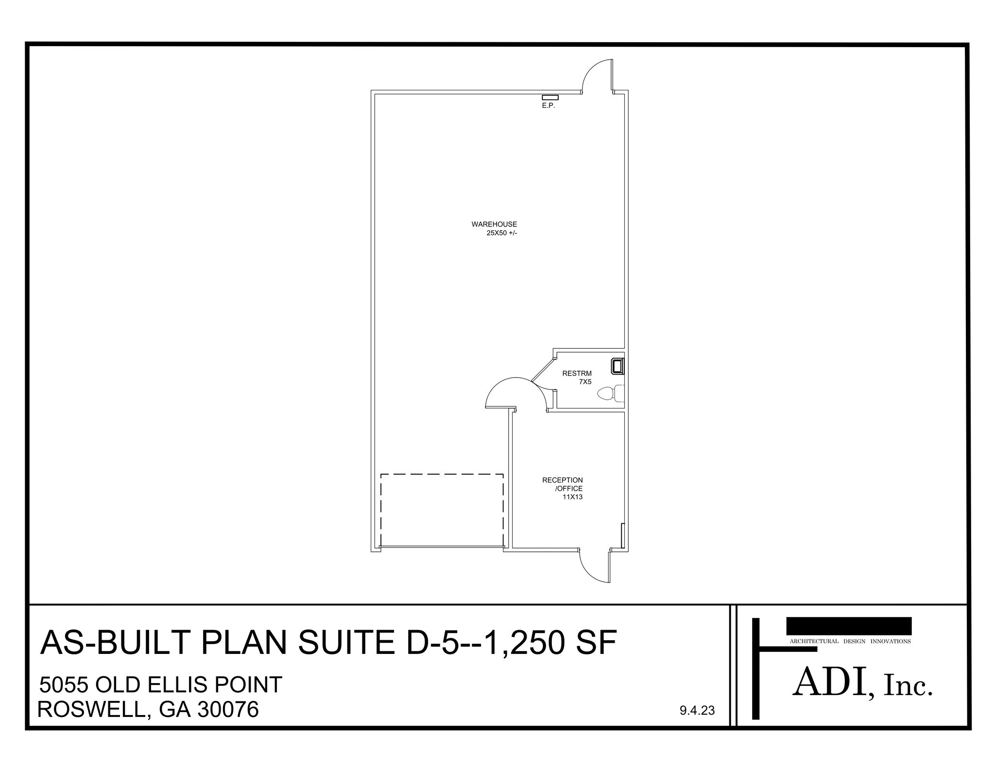 5055 Old Ellis Pt, Roswell, GA for lease Site Plan- Image 1 of 1