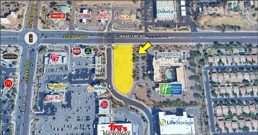 5229 E Baseline Rd, Gilbert, AZ for lease - Primary Photo - Image 1 of 1