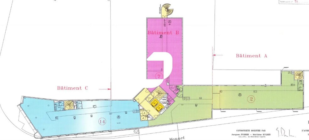 Office in Nogent-sur-Marne for lease - Floor Plan - Image 3 of 3