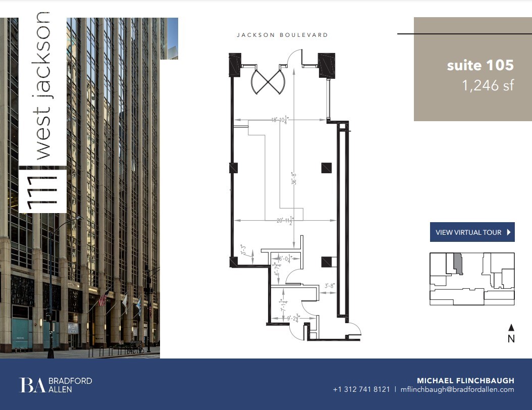 111 W Jackson Blvd, Chicago, IL for lease Floor Plan- Image 1 of 6