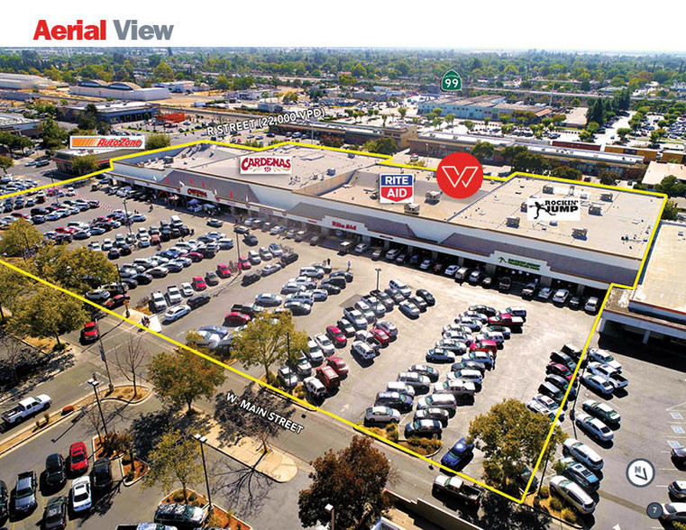 1136-1230 W Main St, Merced, CA for lease - Aerial - Image 2 of 19