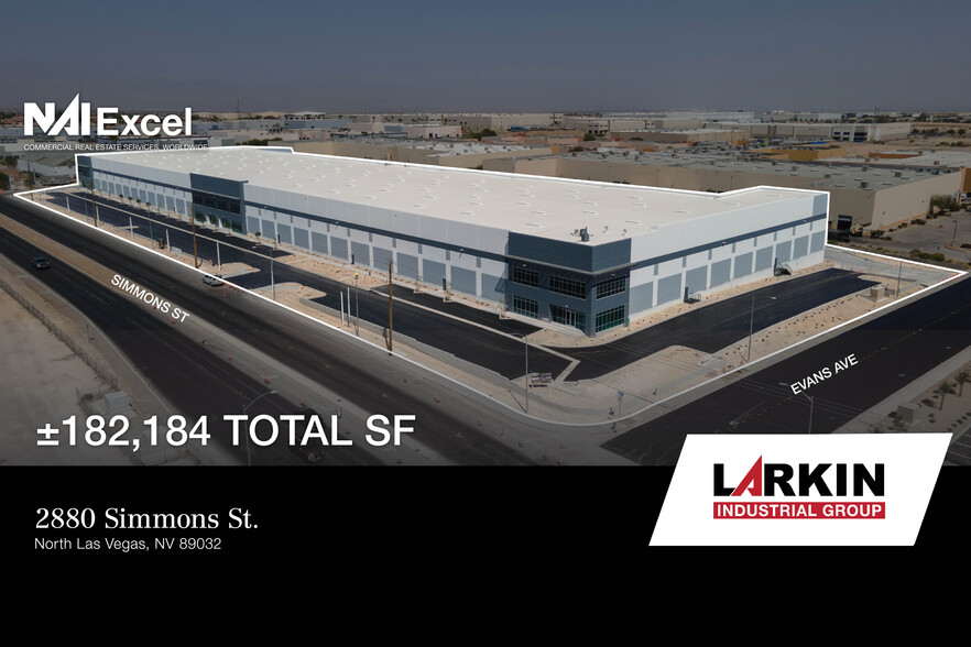 2880 Simmons St, North Las Vegas, NV for lease - Aerial - Image 1 of 7