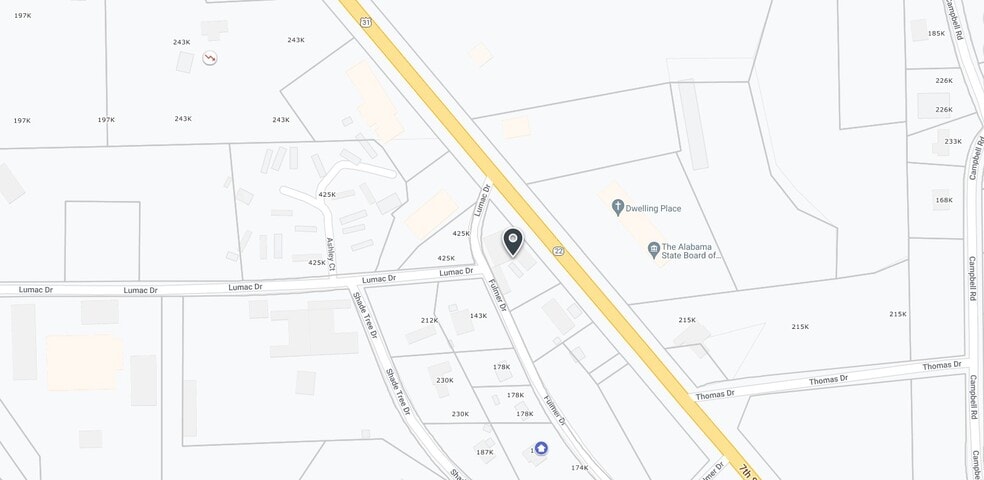 1707 7th St S, Clanton, AL for sale - Plat Map - Image 3 of 3