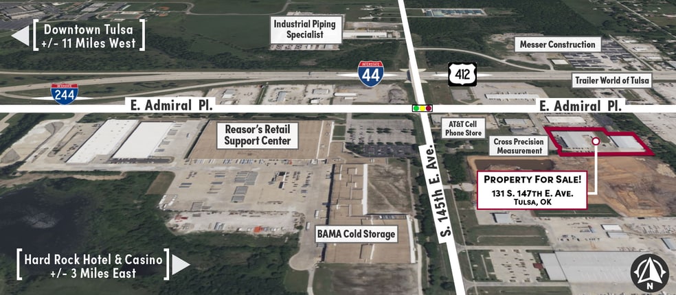 131 S. 147th E. Ave portfolio of 2 properties for sale on LoopNet.com - Aerial - Image 3 of 14