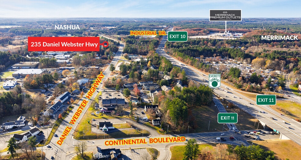 235 Daniel Webster Hwy, Merrimack, NH for lease - Building Photo - Image 2 of 4