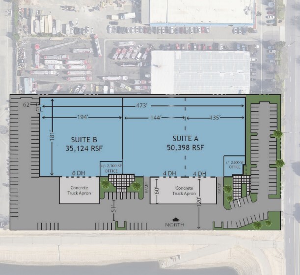 2050-2090 S Baker Ave, Ontario, CA for lease Floor Plan- Image 1 of 1