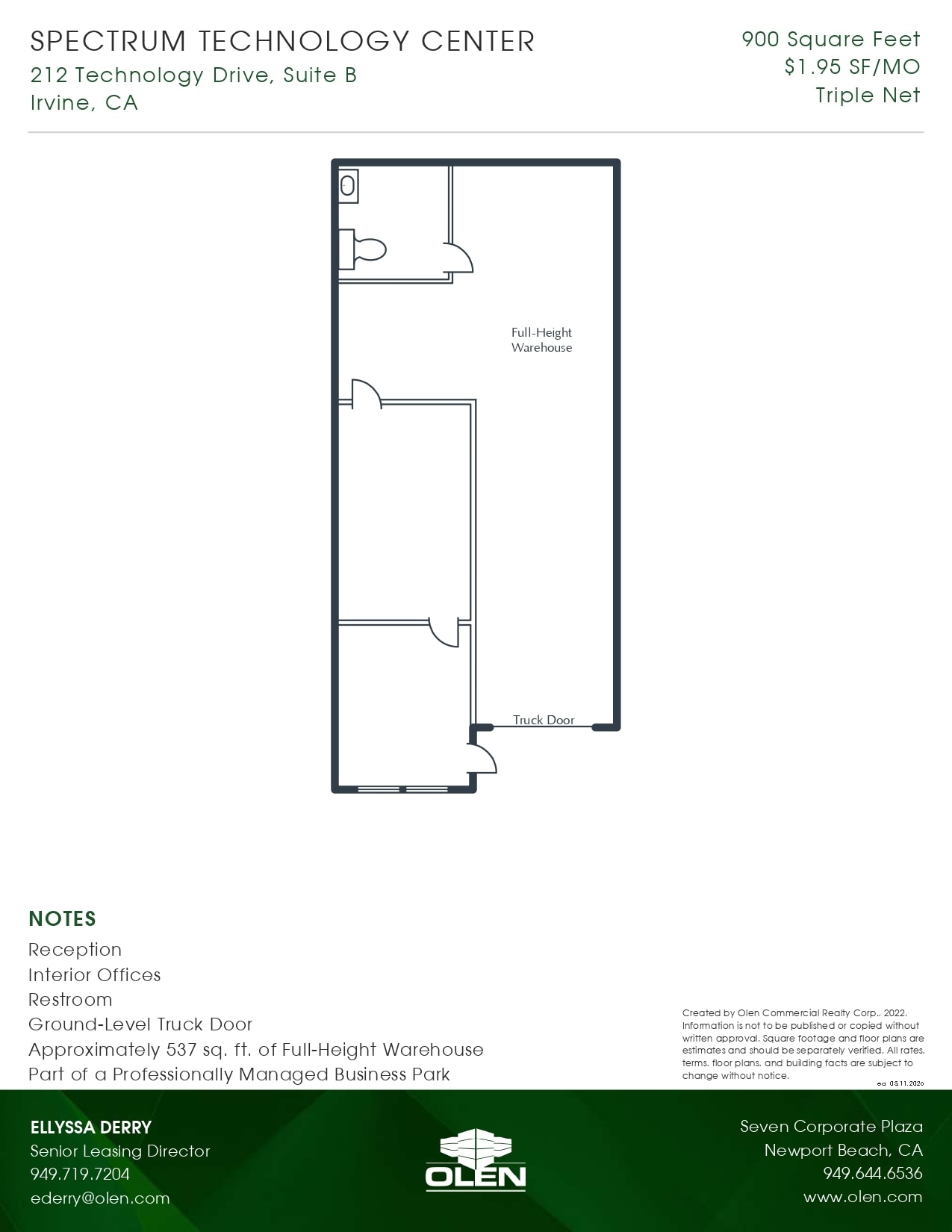 212 Technology Dr, Irvine, CA for lease Floor Plan- Image 1 of 1