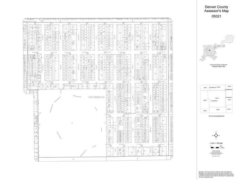 1700 E Colfax Ave, Denver, CO for lease - Plat Map - Image 2 of 2