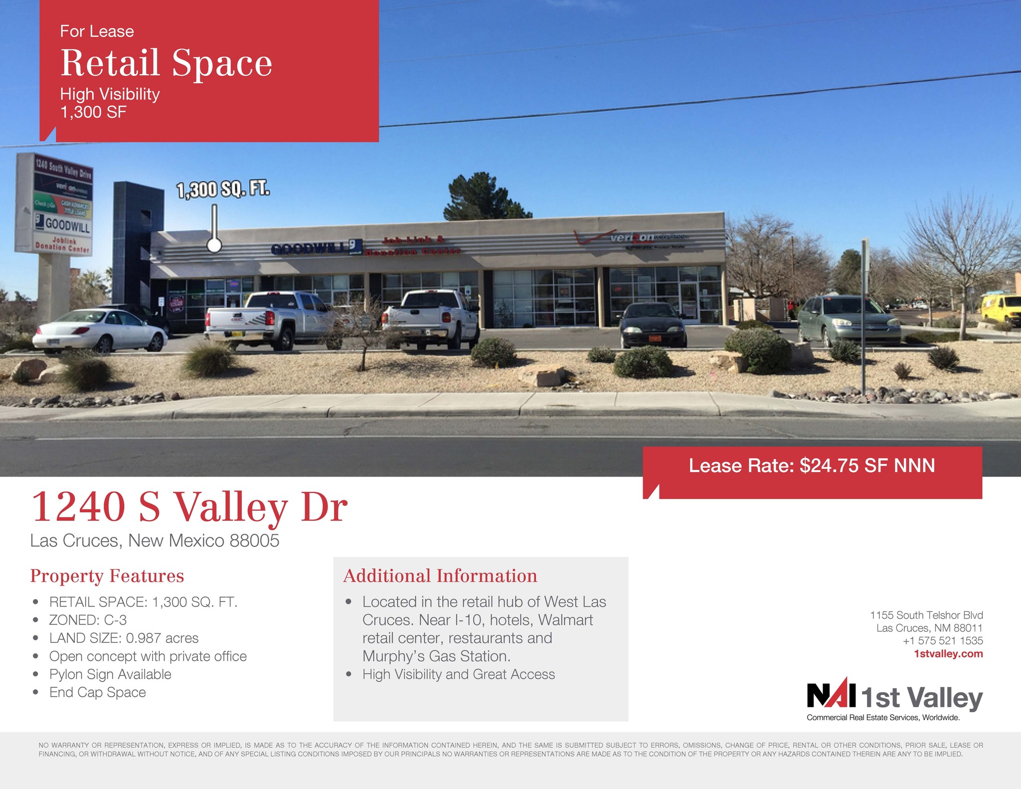 1240 S Valley Dr, Las Cruces, NM for sale Building Photo- Image 1 of 1