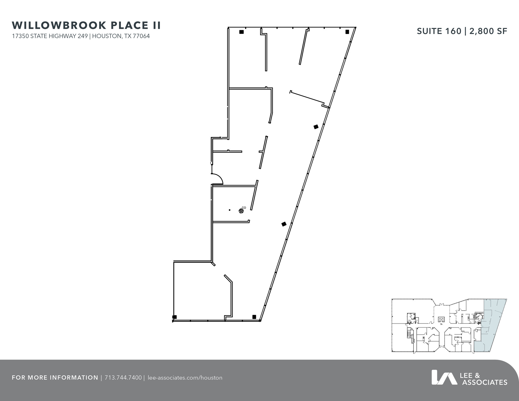 17314 State Highway 249, Houston, TX for lease Floor Plan- Image 1 of 2