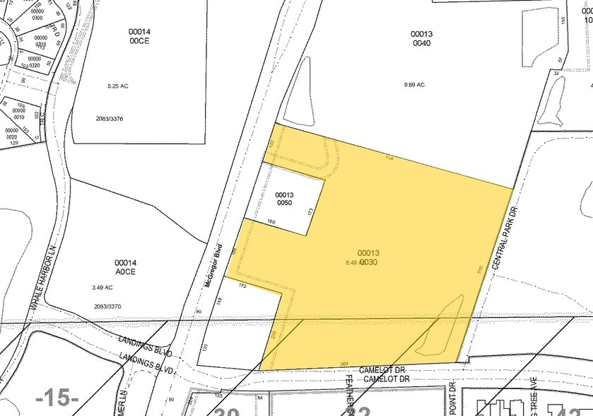 12901 McGregor Blvd, Fort Myers, FL for lease - Plat Map - Image 2 of 8