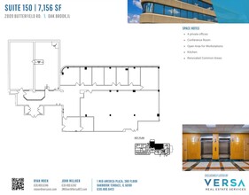 2707 Butterfield Rd, Oak Brook, IL for lease Floor Plan- Image 1 of 2