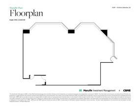 10180 101 St NW, Edmonton, AB for lease Floor Plan- Image 1 of 1