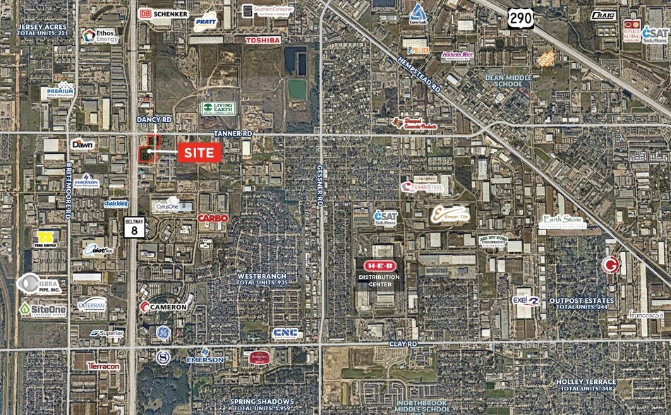 Beltway 8 & Tanner Rd, Houston, TX for sale - Aerial - Image 2 of 2