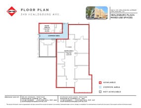 349 Healdsburg Ave, Healdsburg, CA for lease Floor Plan- Image 1 of 1