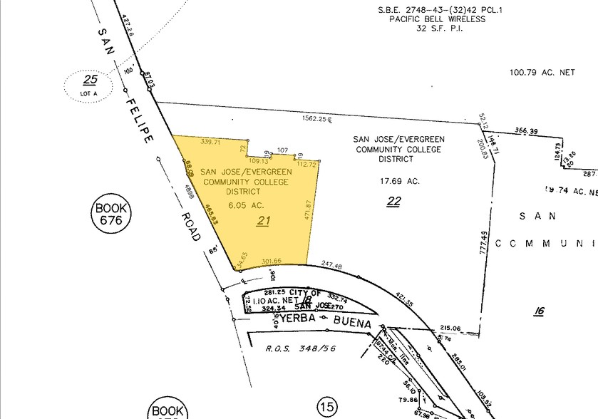 4878 San Felipe Rd, San Jose, CA for lease - Plat Map - Image 2 of 8