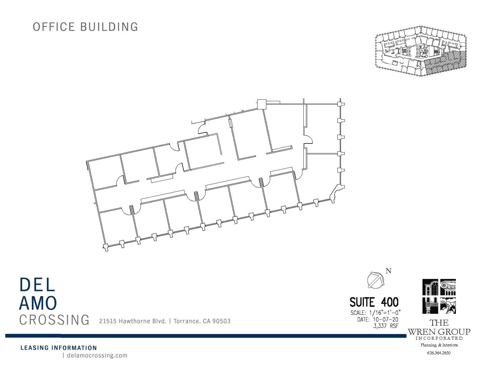 21515 Hawthorne Blvd, Torrance, CA for lease Floor Plan- Image 1 of 2