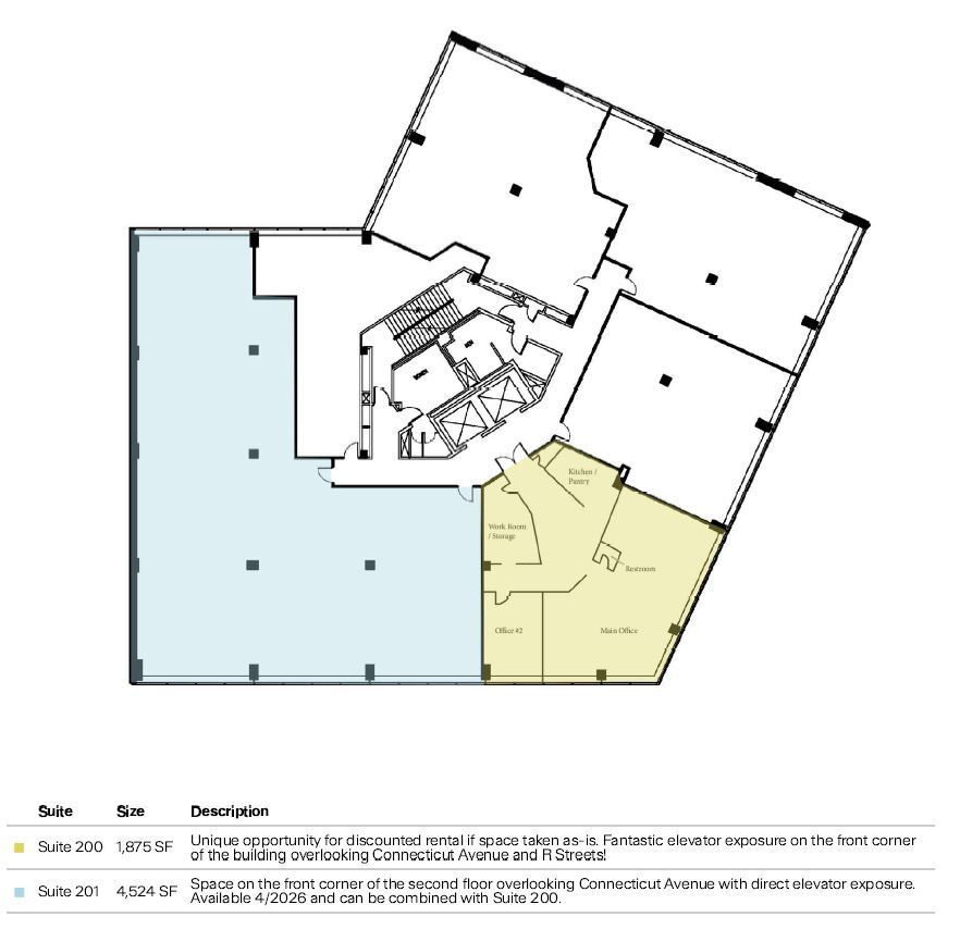 1666 Connecticut Ave NW, Washington, DC for lease Floor Plan- Image 1 of 1