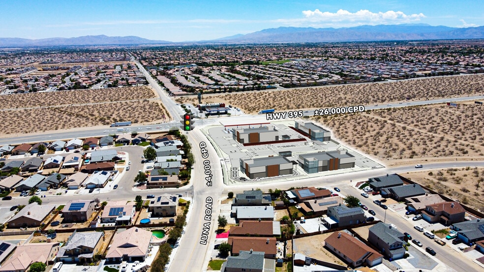 SWC of Hwy 395 & Luna Rd, Victorville, CA for sale - Building Photo - Image 1 of 5