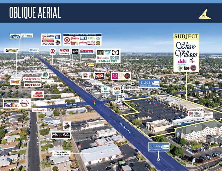 424-460 W Shaw Ave, Clovis, CA for sale - Building Photo - Image 3 of 9