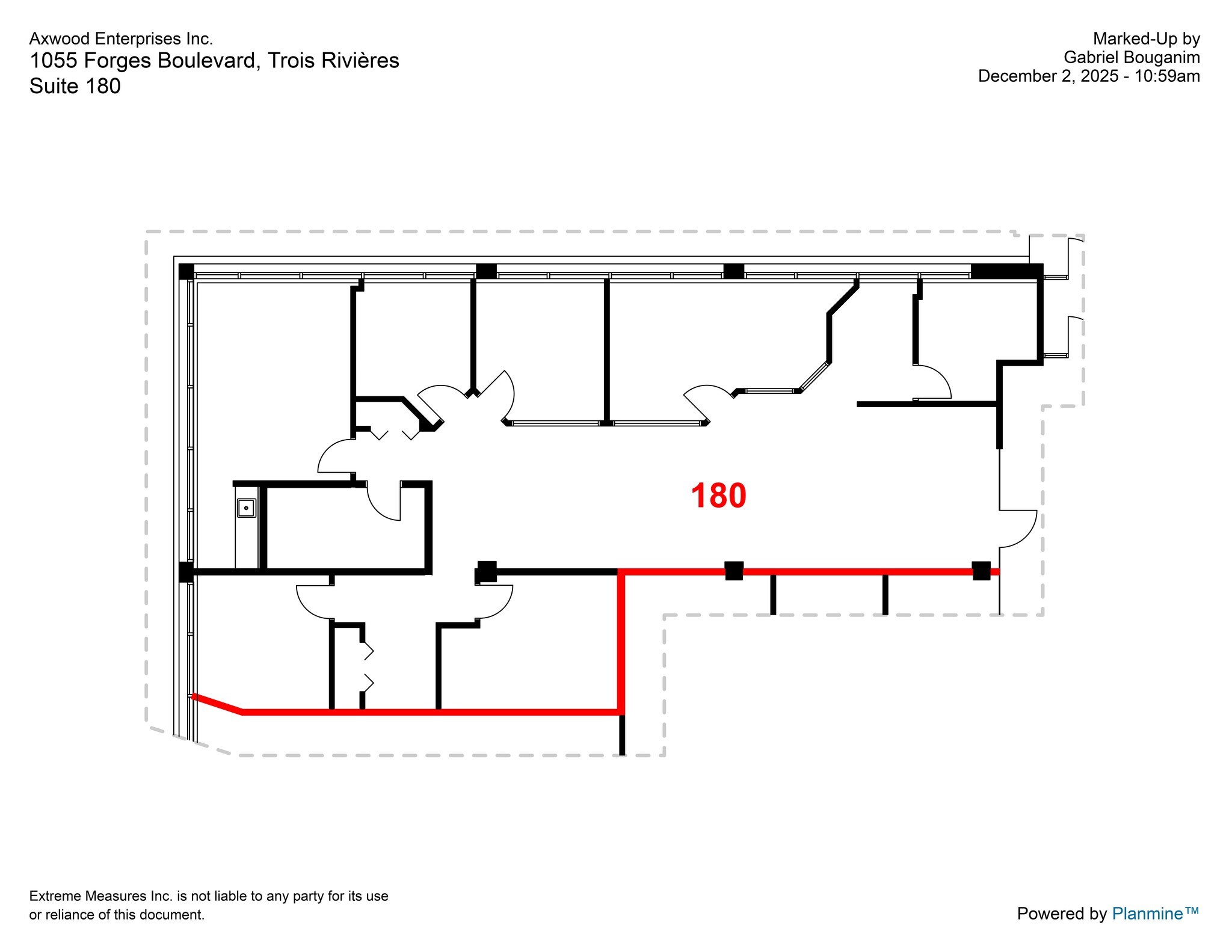 1055 Boul Des Forges, Trois-Rivières, QC for lease Site Plan- Image 1 of 1