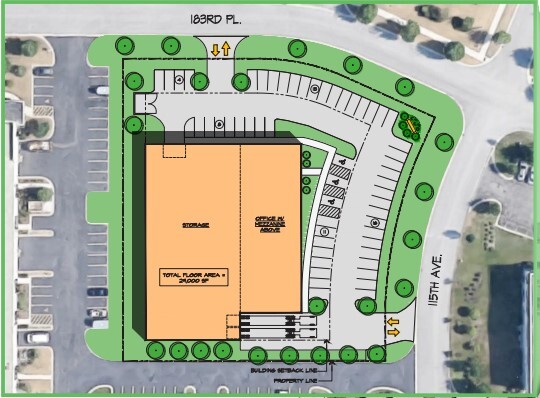 11535 183rd Pl, Orland Park, IL for sale - Site Plan - Image 2 of 2