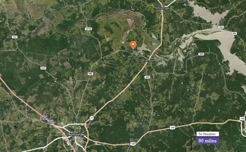 86-87 Charlotte St, Huntsville, TX - AERIAL  map view