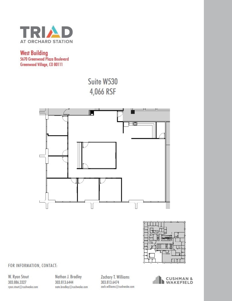5670 Greenwood Plaza Blvd, Greenwood Village, CO for lease Floor Plan- Image 1 of 1