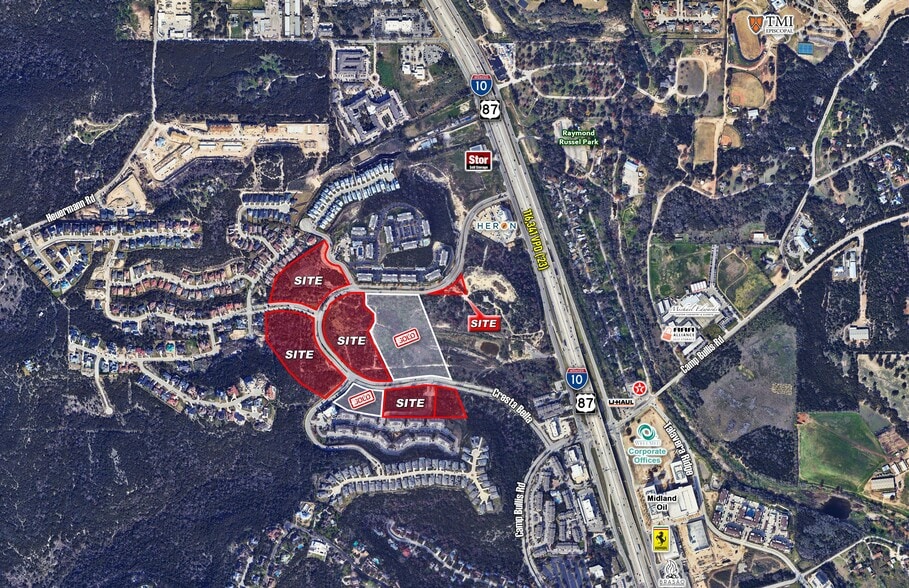 Cresta Bella Near IH -10, San Antonio, TX for sale - Aerial - Image 2 of 6