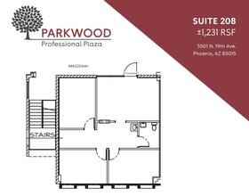 5501 N 19th Ave, Phoenix, AZ for lease Floor Plan- Image 1 of 1