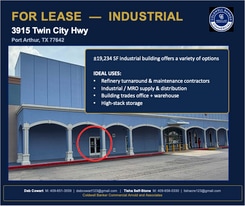 3719-3931 N Twin City Hwy, Port Arthur TX - Warehouse