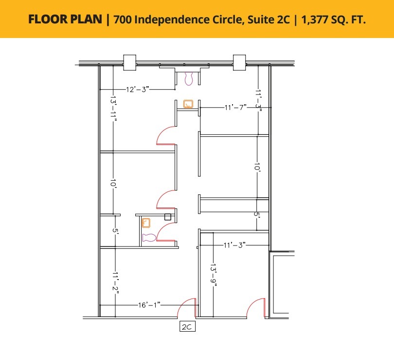 700 Independence Cir, Virginia Beach, VA for lease Floor Plan- Image 1 of 1