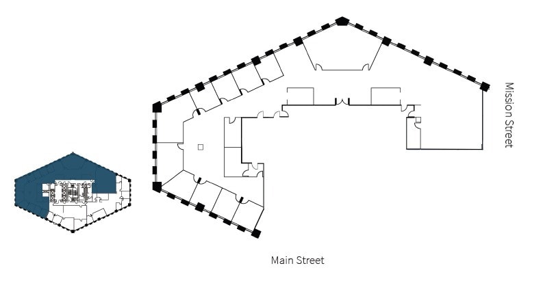 201 Mission St, San Francisco, CA for lease Floor Plan- Image 1 of 1
