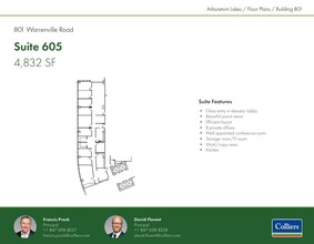 801 Warrenville Rd, Lisle, IL for lease Floor Plan- Image 2 of 3