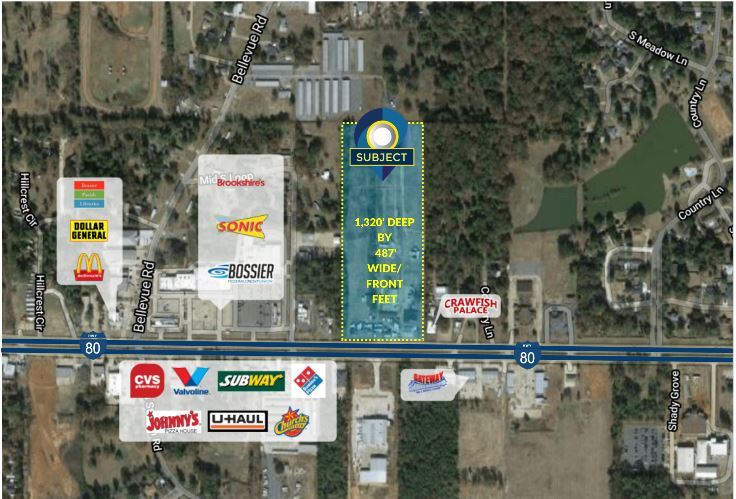 1825 US-80, Haughton, LA for sale Plat Map- Image 1 of 1