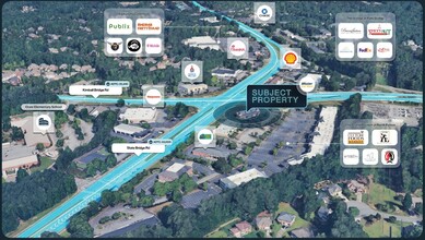 11110 State Bridge Rd, Johns Creek, GA - aerial  map view