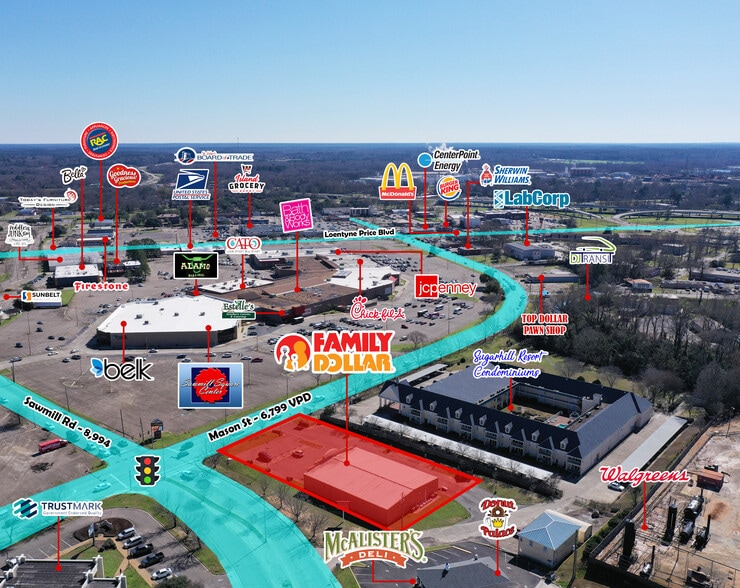 304 Mason St, Laurel, MS for sale - Aerial - Image 2 of 6